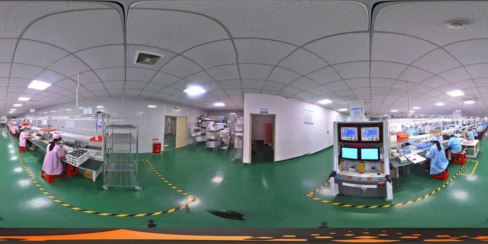 Assembly & charging area